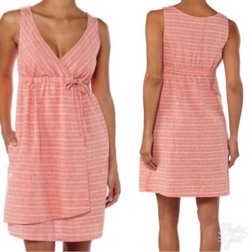 Patagonia island hemp crossover dress size 8 pink - Picture 3 of 4
